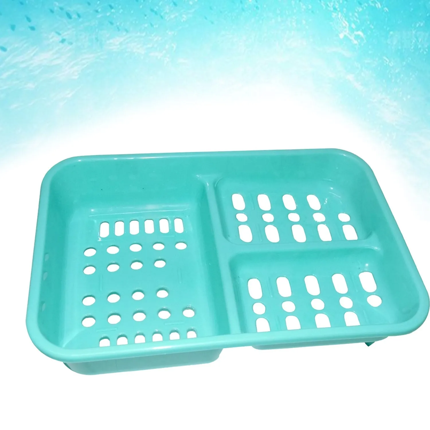 1130 3 in 1 Soap keeping Plastic Case for Bathroom use