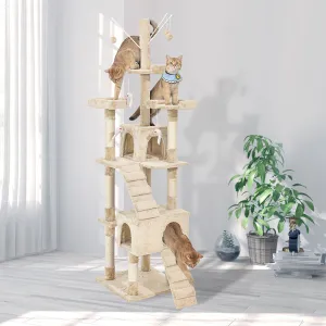 2.1M Cat Scratching Post Tree Gym House Condo Furniture Scratcher Tower