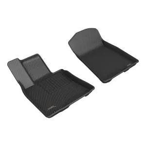 3D MAXpider Floor Mats Genesis GV70 (22-24) All-Weather Kagu Series Black - Front or Second Row