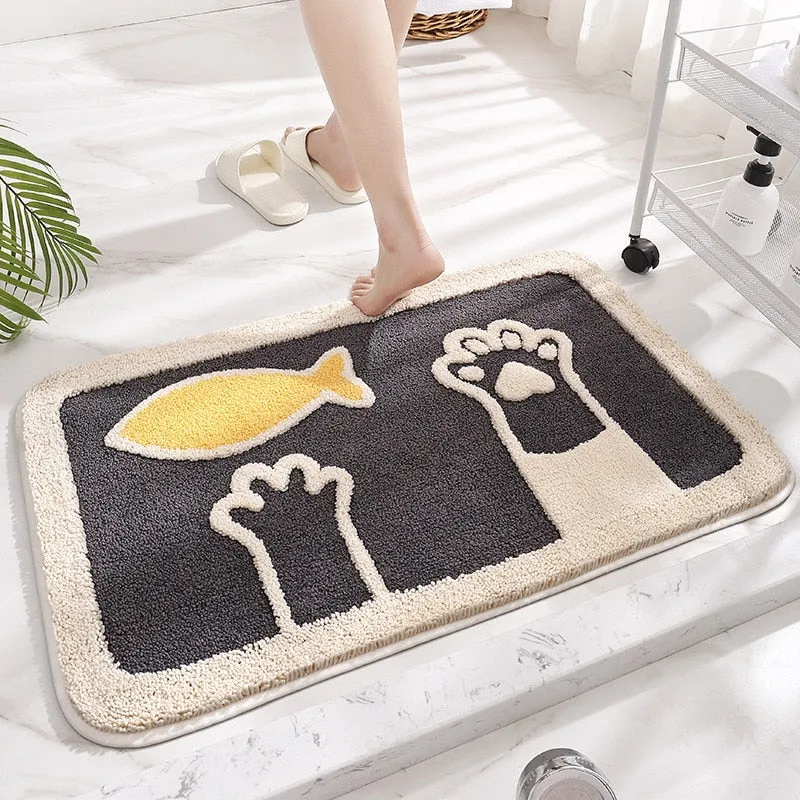 Absorbent Bathroom Doormat