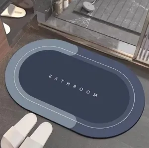 Absorbent Soft Bathroom Floor Rug