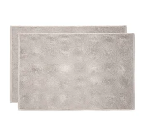 Angove 2 Piece 950GSM Cotton Bath Mat Set Pebble