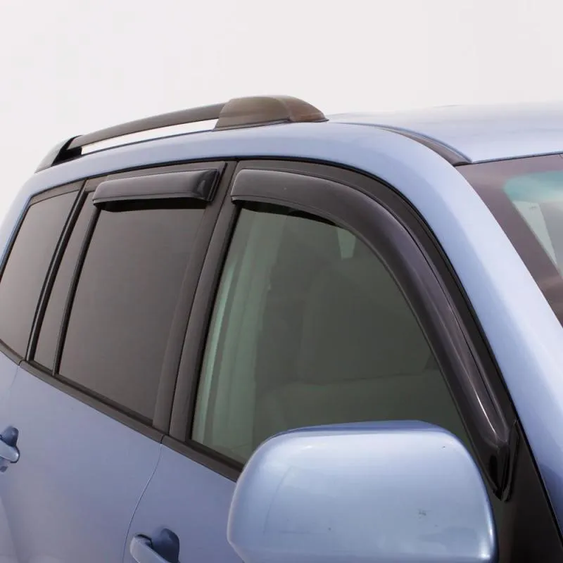 AVS 07-12 Hyundai Santa Fe Ventvisor Outside Mount Window Deflectors 4pc - Smoke