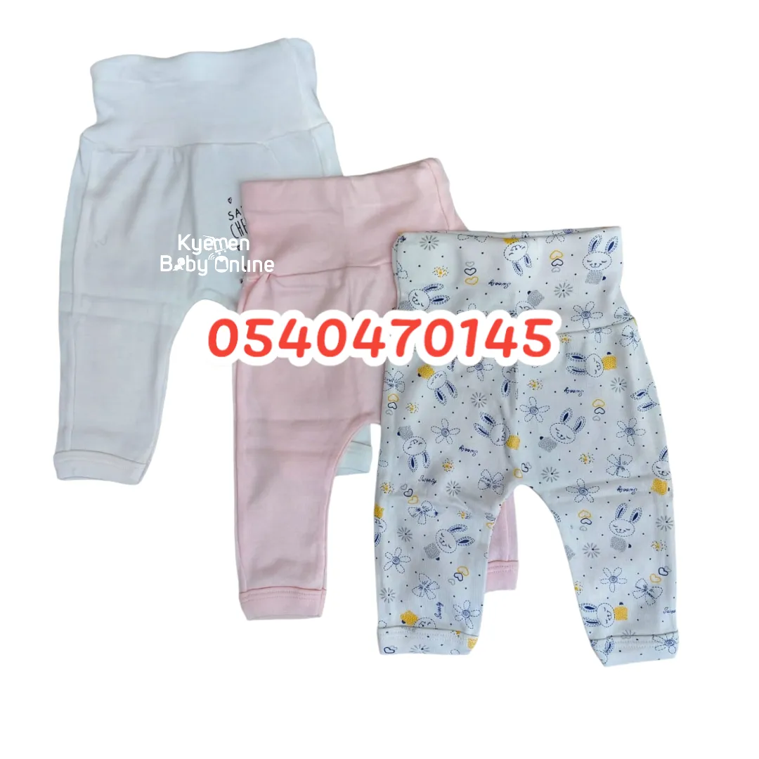 Baby Pants / Trousers / Leggings / Shorts / Joggers (3pcs) Real Baby