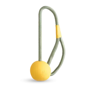 Beco - Natural Rubber Slinger Ball - Yellow