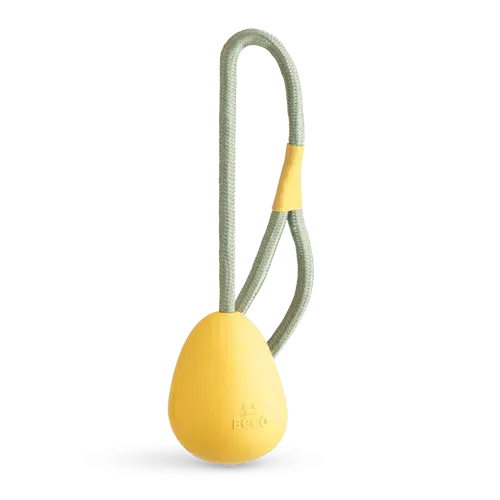 Beco - Natural Rubber Slinger Pebble - Yellow