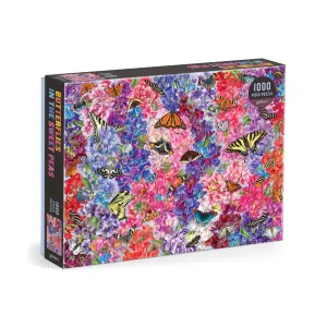 Butterflies In The Sweet Peace 1000 Piece Jigsaw Puzzle