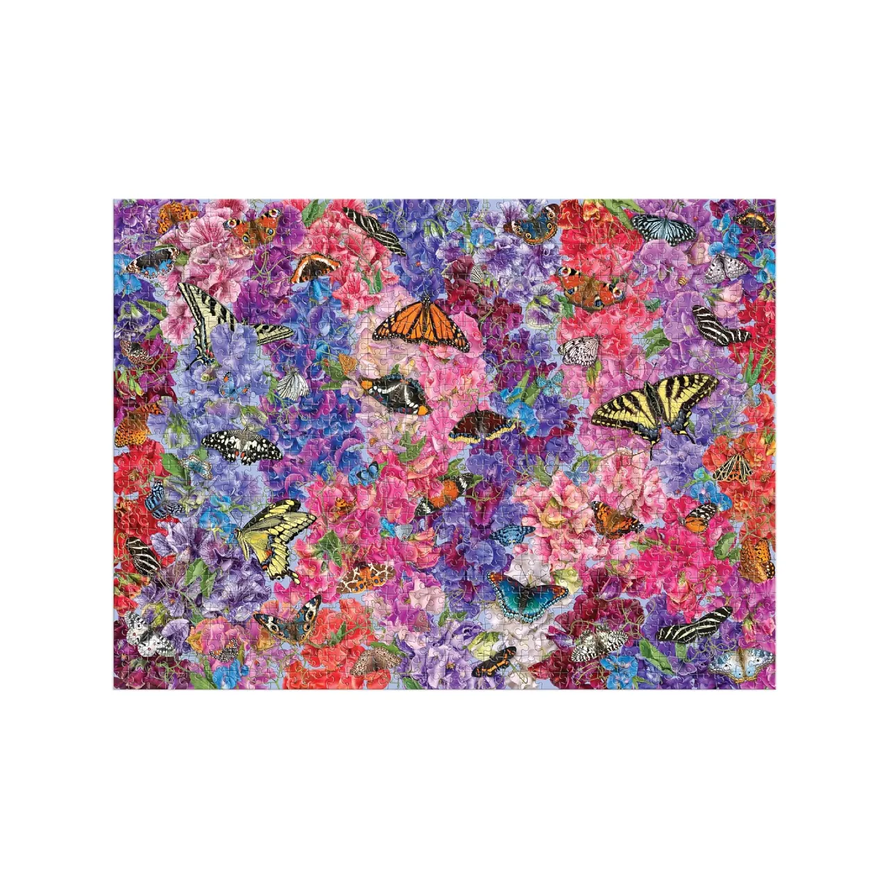 Butterflies In The Sweet Peace 1000 Piece Jigsaw Puzzle