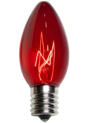 C9 Christmas Lights - Red - 25 Pack