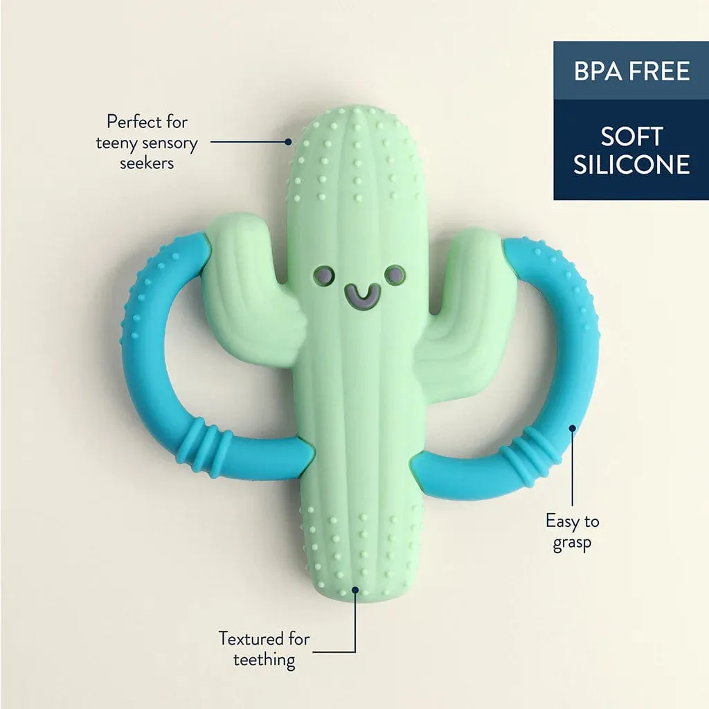 Cactus Chew Crew™ Silicone Handle Teether