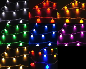 Christmas Party Decoration 110V 5m 50 LED Lamps String Light