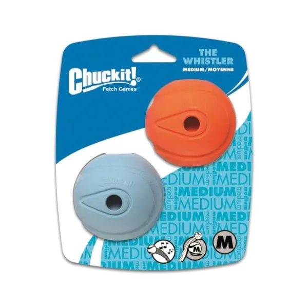 Chuckit! 20220 Dog Toy, M, Natural Rubber, Blue/Orange