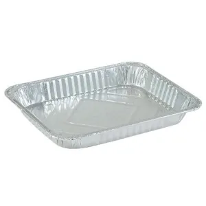 Disposable Aluminum Half Size Medium/Shallow Pans