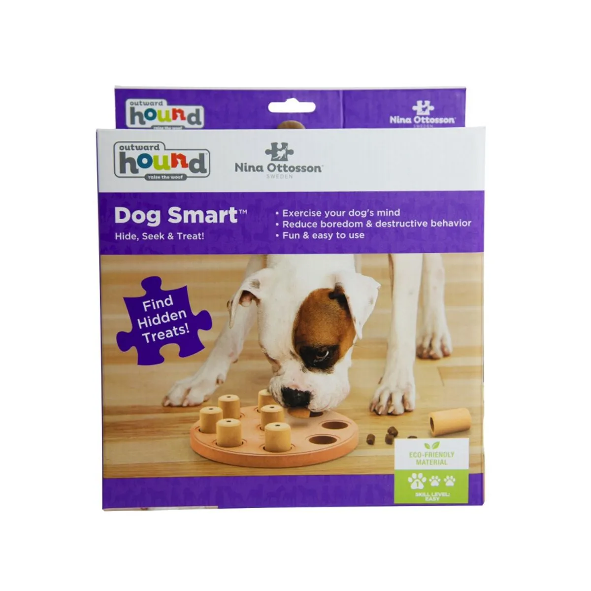 Dog Smart Orange Composite Puzzle Game - Easy