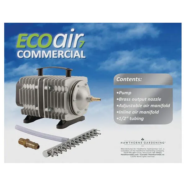 EcoPlus®, EcoAir 7, Commercial Air Pump, 200 Watt, Single Outlet (3566 GPH)