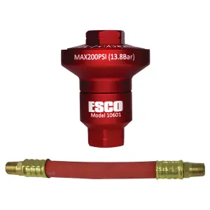 Esco 10601K Air Reducer With 6" Whip-Hose for Hydraulic Tool