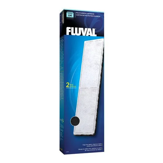 Fluval "U" Poly/Carbon Cartridge Filters; Available in 3 sizes