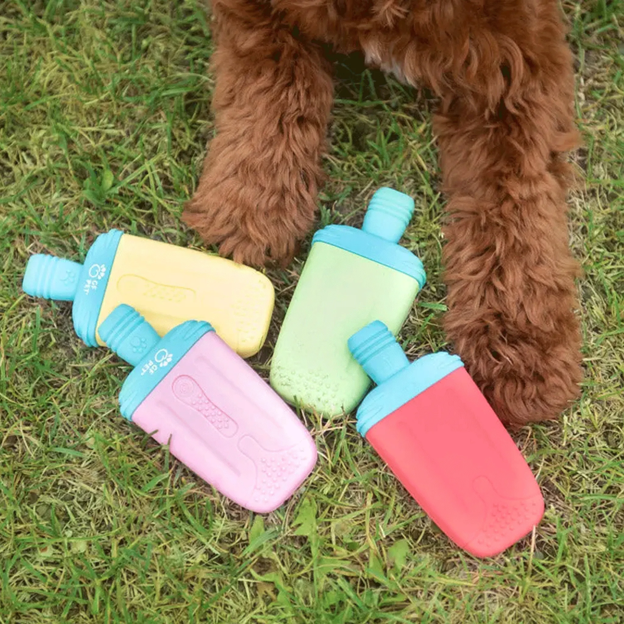 GF Pet Strawberry Ice Popsicle Cooling Toy