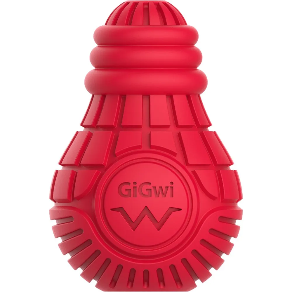 GiGwi Bulb Treat Dispenser Rubber Dog Toy (Medium)