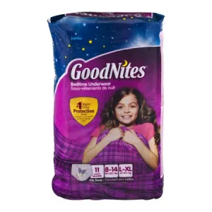 GOODNITES 41316 Youth Pants, Pack of 11