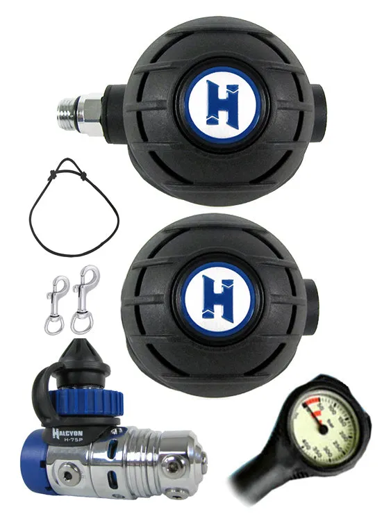 Halcyon Regulator Set: H75P (DIN Only) / Aura / Aura Occy & Free Termo Gauge