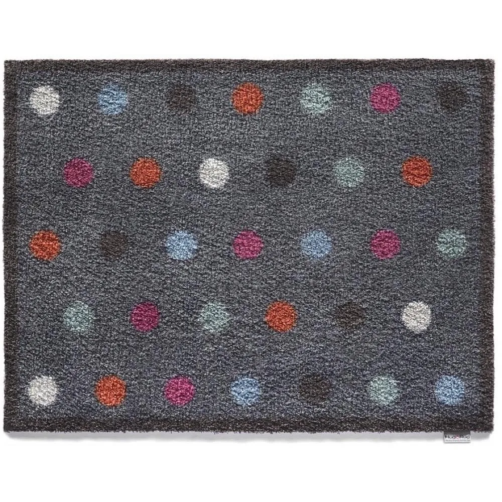 Hug Rug Spot 12 Charcoal