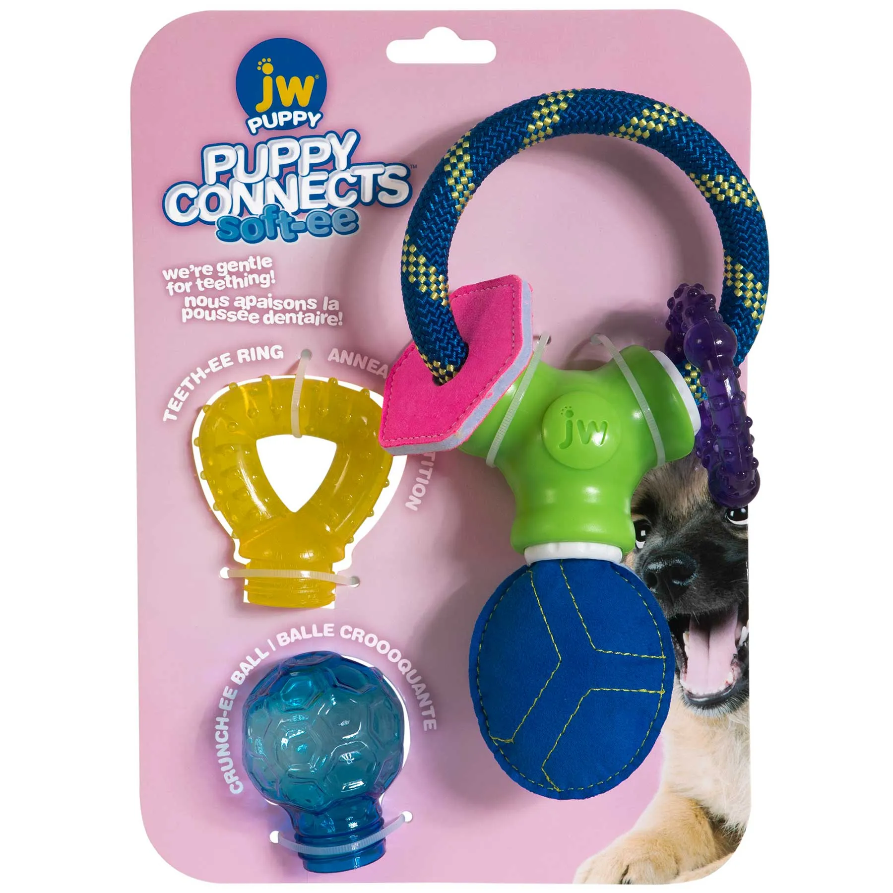 JW Puppy Connects Sooth-ee Toy Set