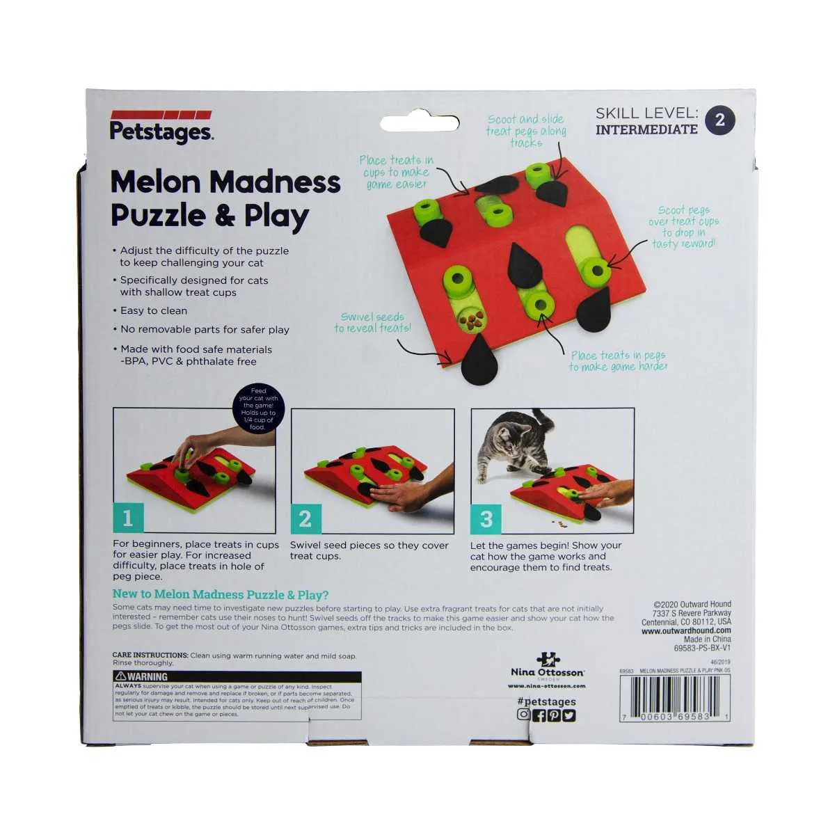 Melon Madness Puzzle & Play Cat Game