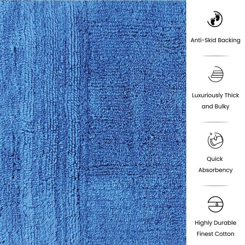 Micro Cotton Cloud Soft Bathmat - Blue