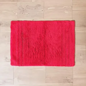 Micro Cotton Cloud Soft Bathmat - Red