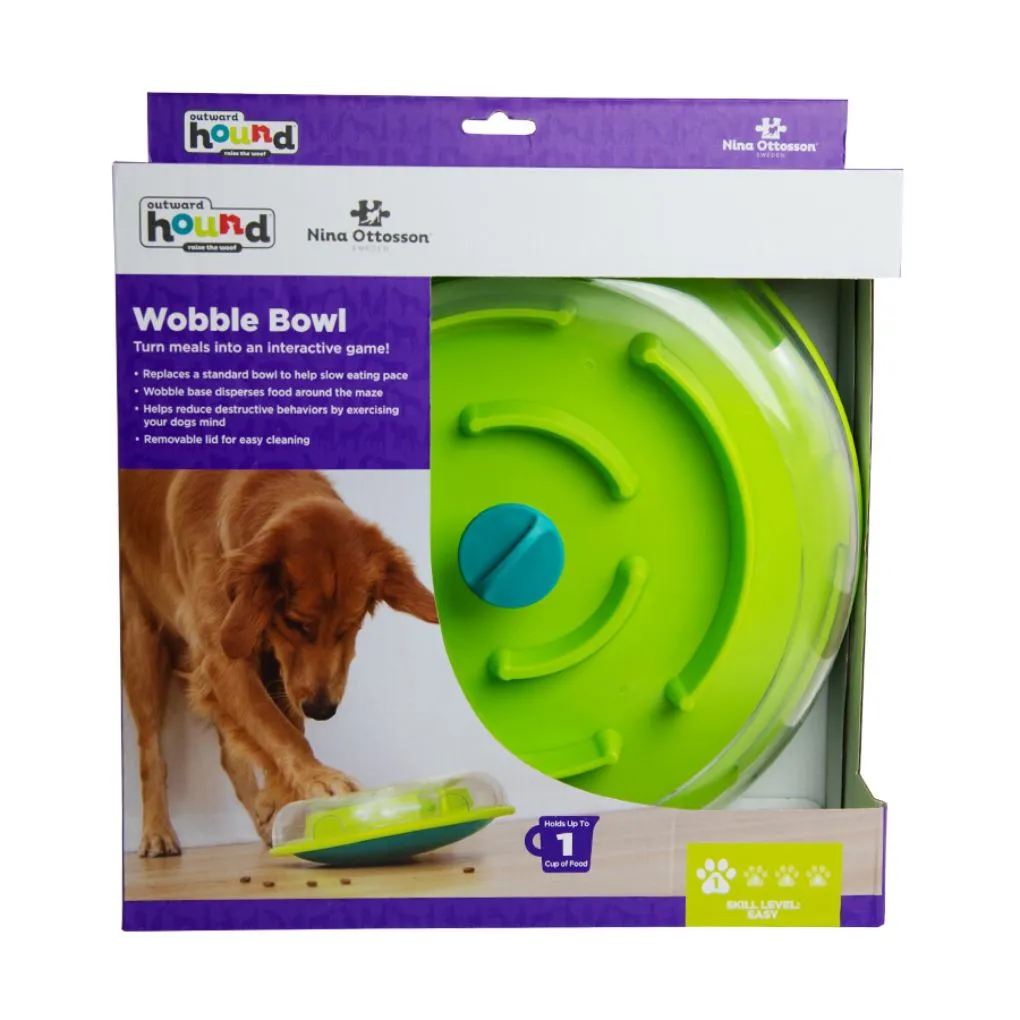 Nina Ottosson Dog Enrichment Toy Wobble Bowl