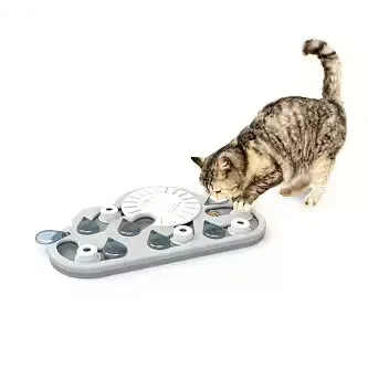 Nina Ottosson Rainy Day Grey Puzzle, Cat Toy