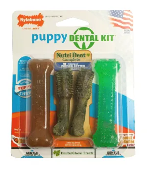 Nylabone Petite Puppy Dental 4 Pack Kit