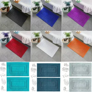 Pack of 2 Luxury Bath Mat Set Super Soft 750-GSM Washable Bath Mat