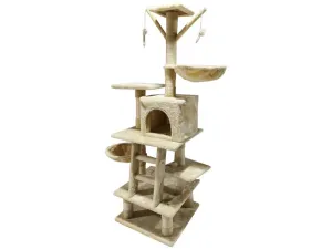 Pawise Cat Climing Tree W/Lader W/Cave -125Cm