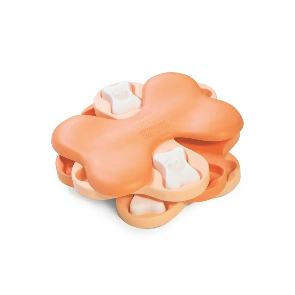 Puppy Tornado Interactive Treat Puzzle in Peach - Intermediate