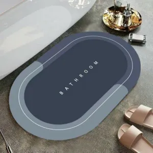 Quick Dry Absorbent Anti-slip Bathroom Door Mat