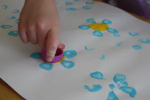 "Think Spring!" Flower Stamping Crafts