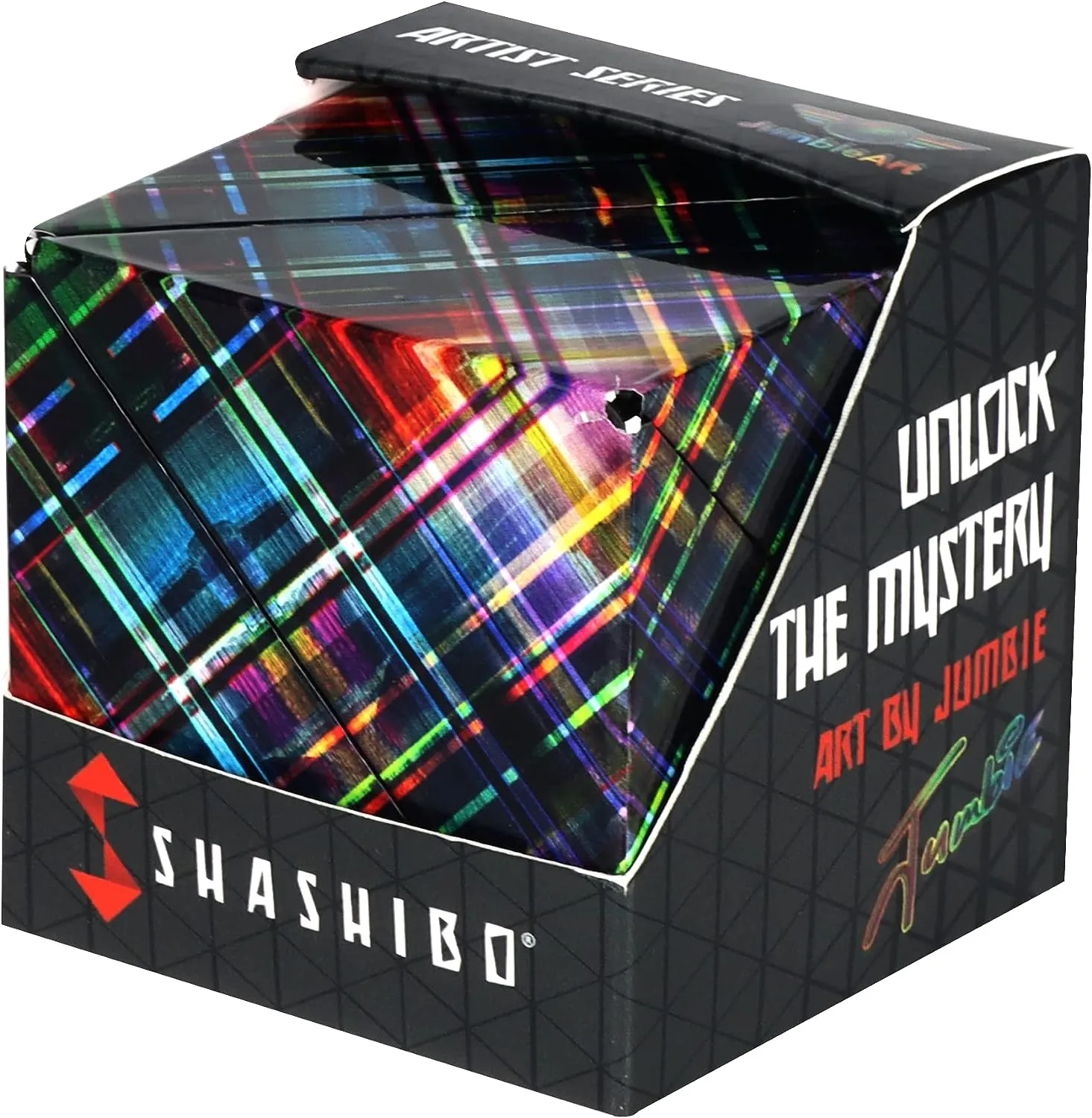 SHASHIBO Shape Shifting Box - Art Series - Disco Plaid