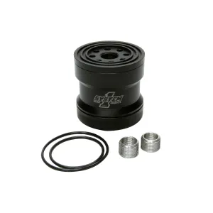 System 1 Canister Oil Filter - Screw-On - 3-3/4" Tall - 1-12" Thread - 45 Micron Element - Black - Universal