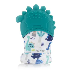 Teal Dino Itzy Mitt™ Teething Mitt