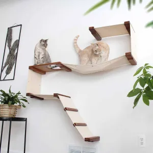 The Play Cat Condo - A Wall-Mounted Cat Tree - by Catastrophic Creations